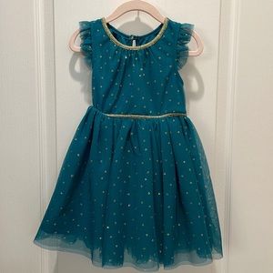 Girls Hunter Green Dress